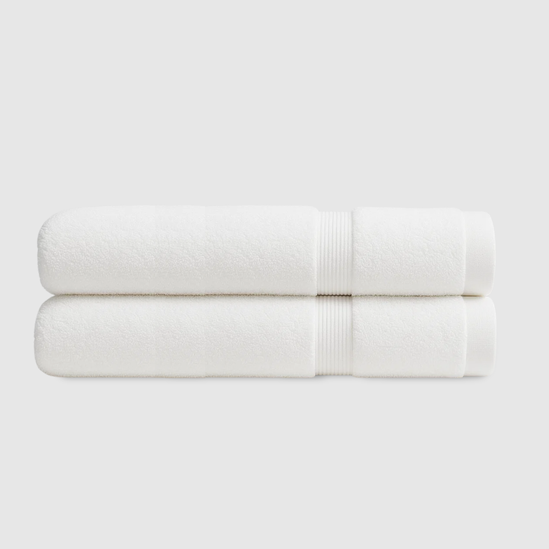 Heavyweight cotton bath towels | 2pcs (55x28in)