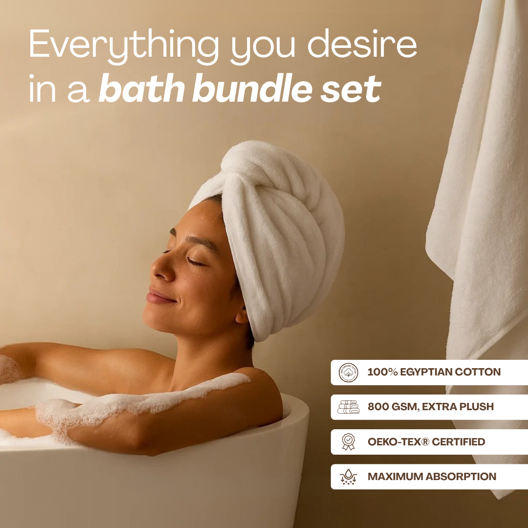 Heavyweight cotton bath bundle | 16pcs