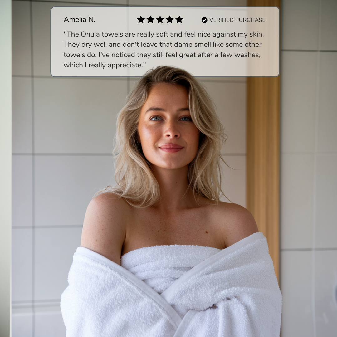 Serviettes à main en coton égyptien ultra-doux, lot de 2 (28 x 16 po)