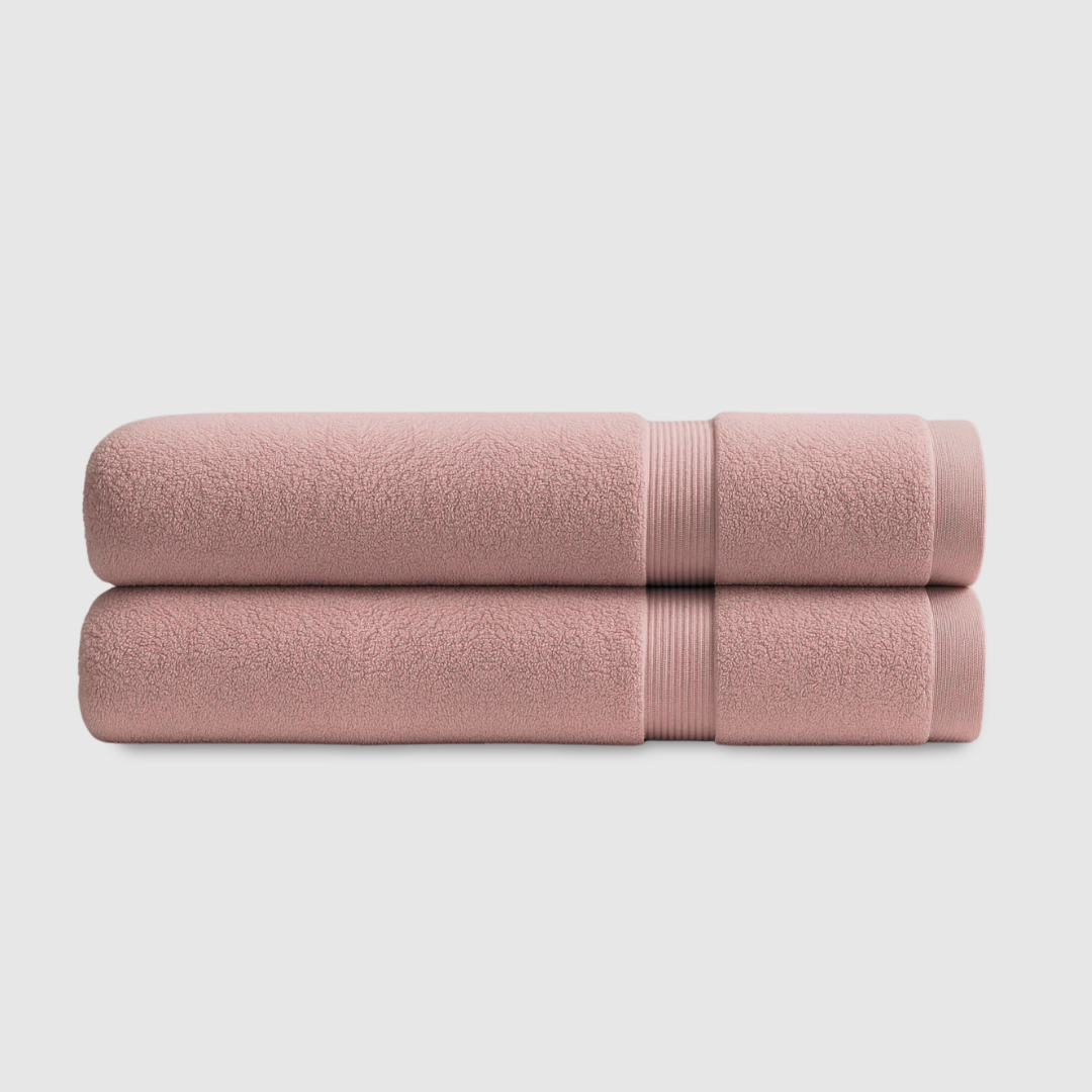 Heavyweight cotton bath towels | 2pcs (55x28in)