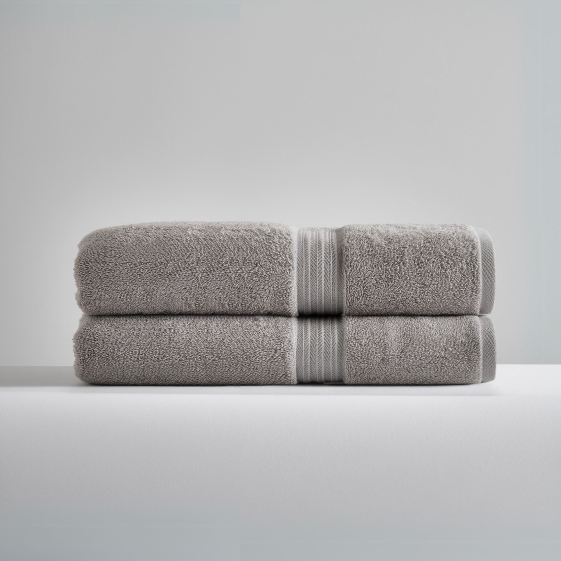 Serviettes à main en coton égyptien ultra-doux, lot de 2 (28 x 16 po)