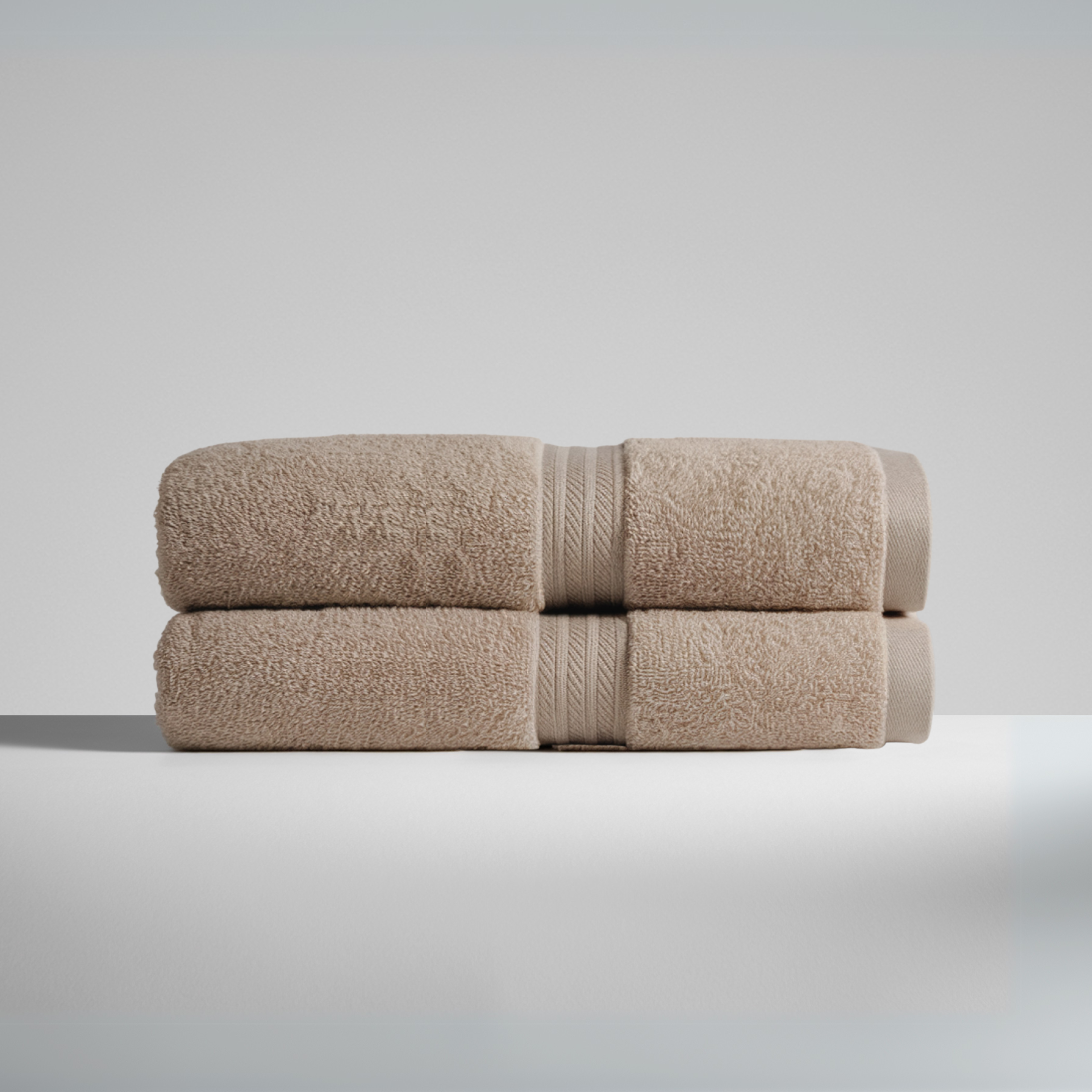 Serviettes à main en coton égyptien ultra-doux, lot de 2 (28 x 16 po)