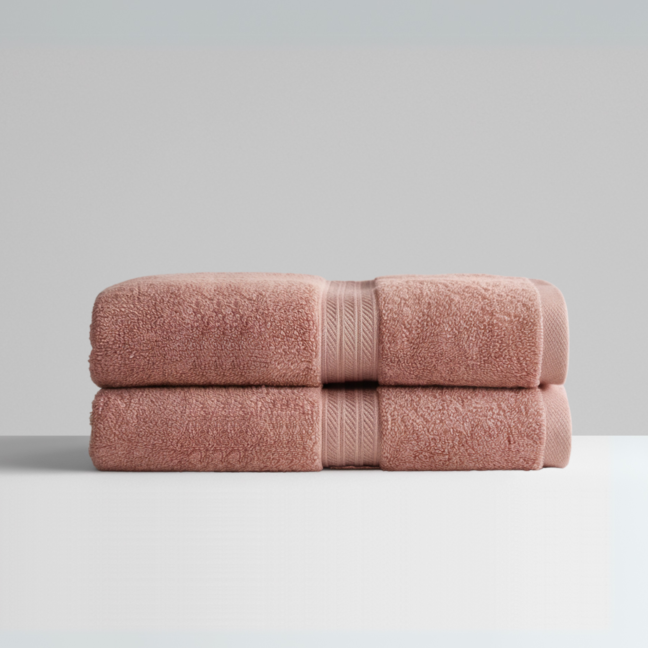 Serviettes à main en coton égyptien ultra-doux, lot de 2 (28 x 16 po)