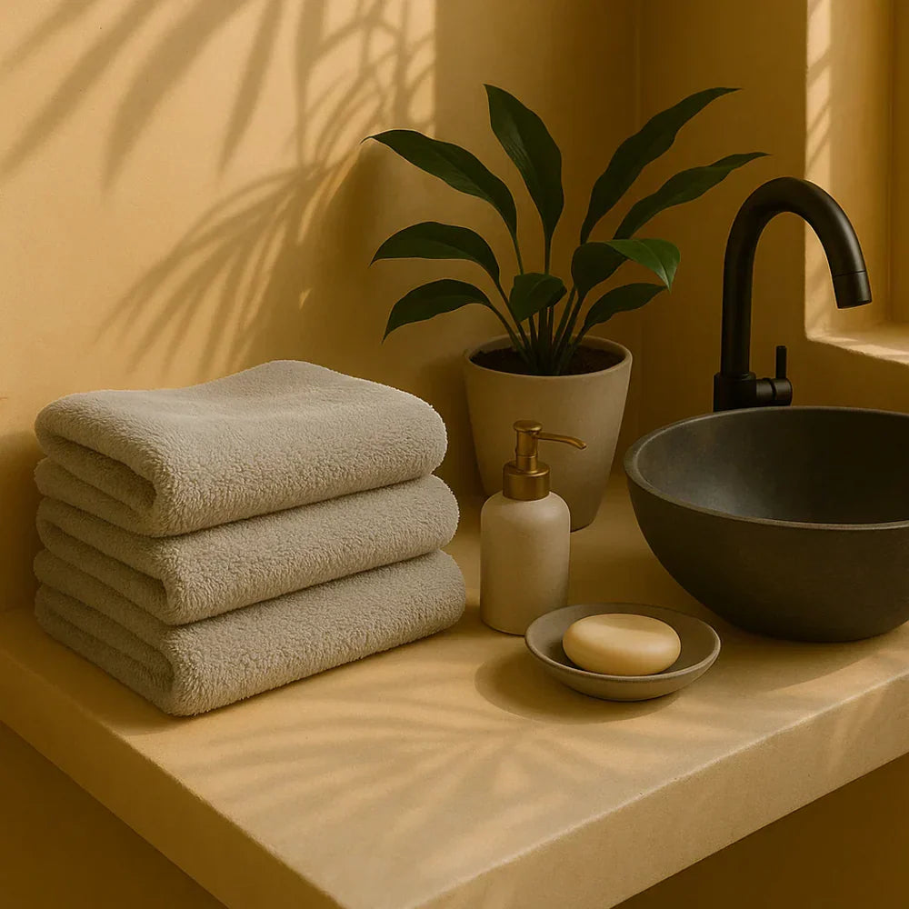 Heavyweight cotton hand towels | 2pcs (28x16in)