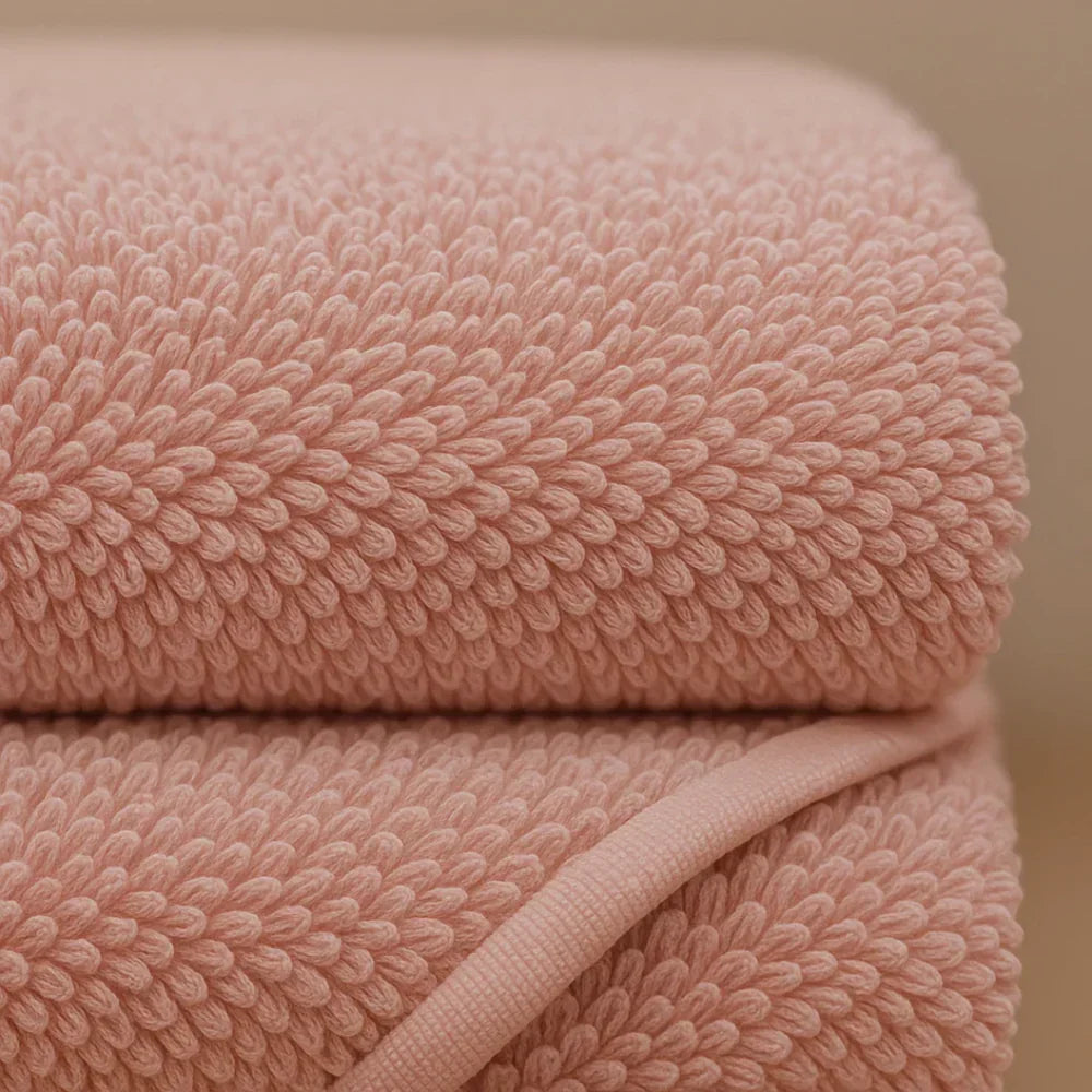 Heavyweight cotton bath towels | 2pcs (55x28in)